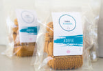 Load image into Gallery viewer, Koffie koekies in branded packaging - close-up
