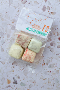 Showgirl Mint and Orange Marshmallows