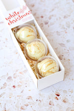 Load image into Gallery viewer, 'White Christmas' Fudge Baubles
