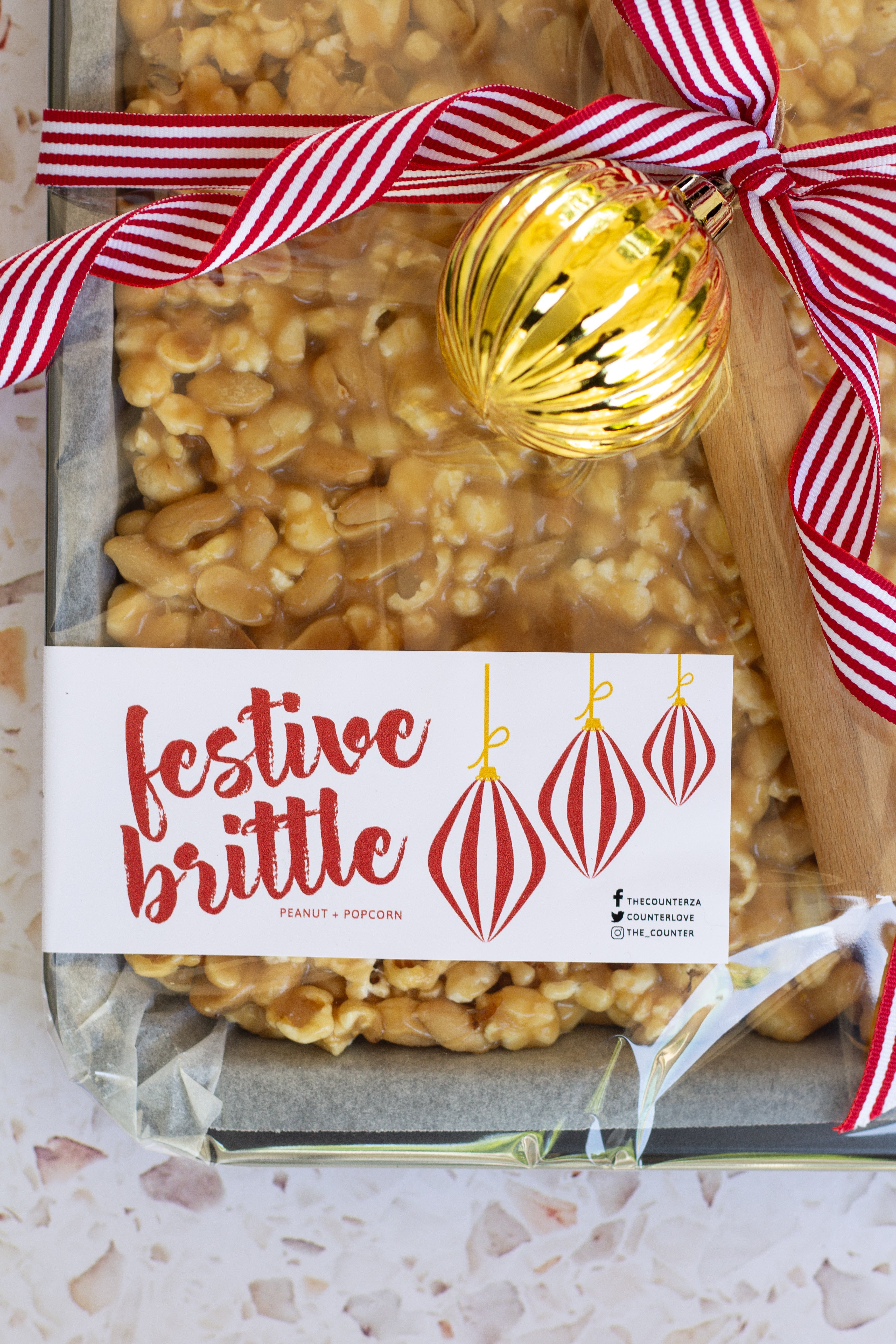 Festive Brittle Tray (±700g)