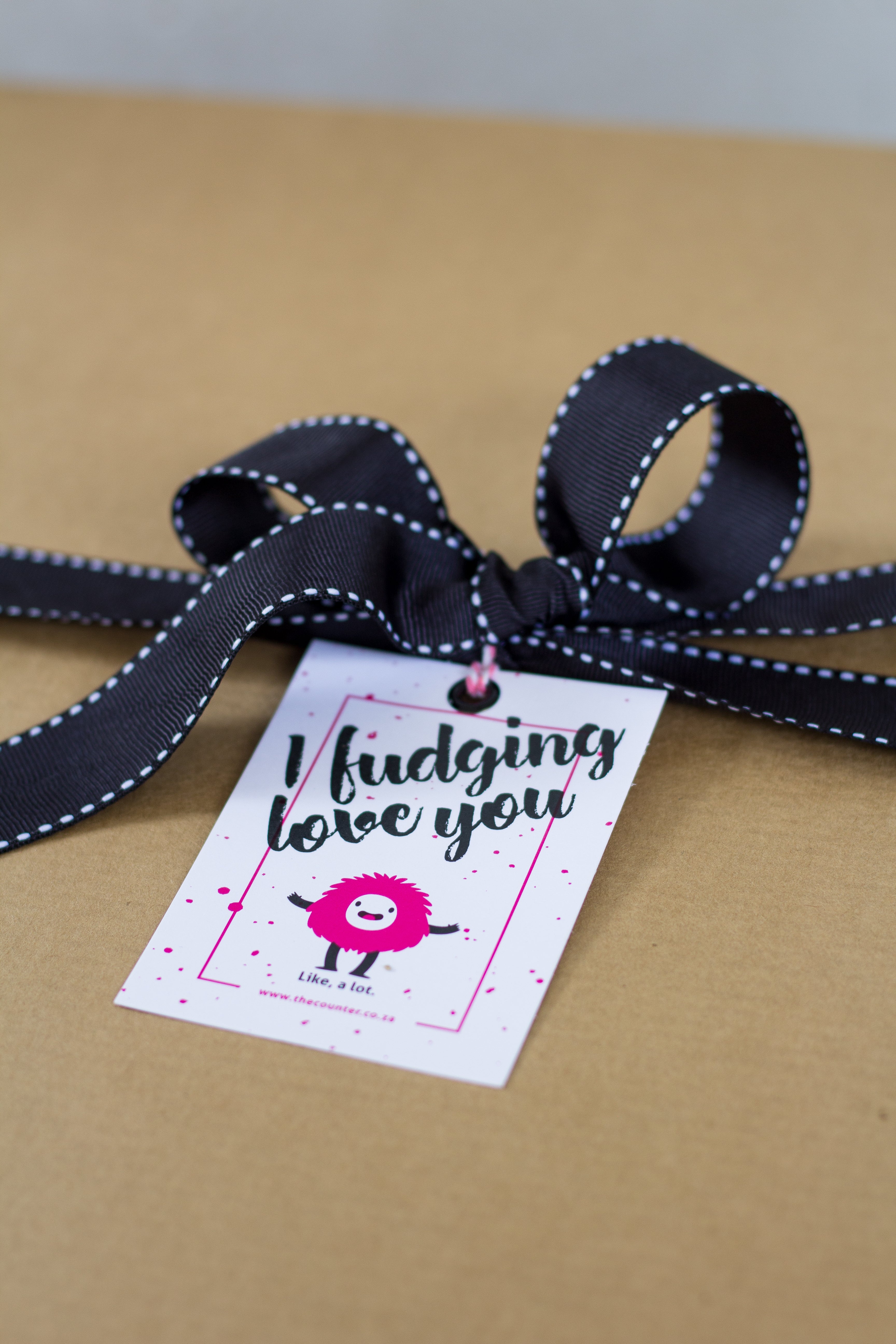 'I Fudging Love You' Gift Tag