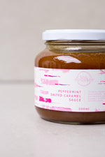 Load image into Gallery viewer, Peppermint Salted Caramel Sauce
