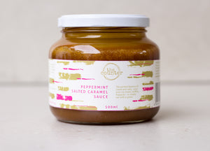 Peppermint Salted Caramel Sauce (Festive)
