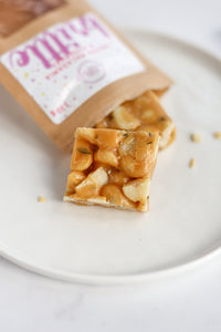 Salted Macadamia + Rosemary Brittle