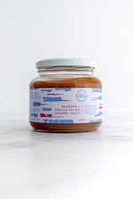 Load image into Gallery viewer, Bourbon + Vanilla Salted Caramel Sauce
